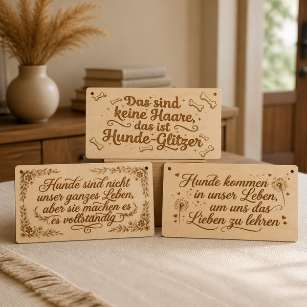 Schilder div. Design oder Spruch