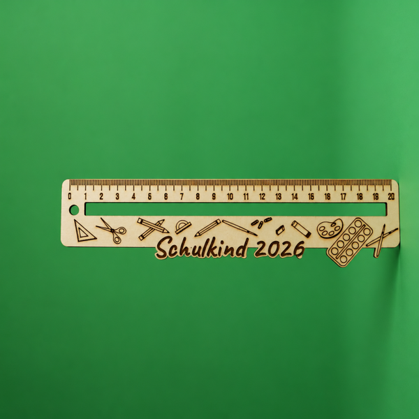 Lineal mit Lesehilfe