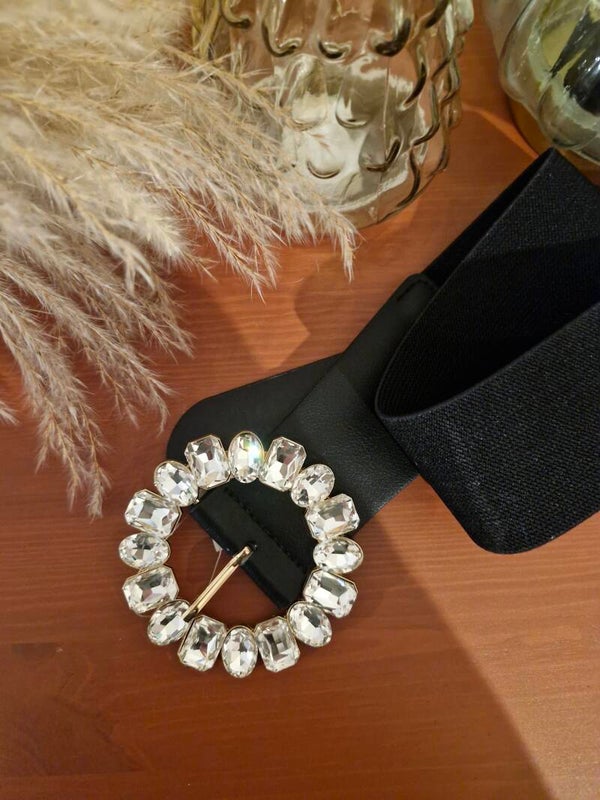 Ceinture elastique à strass