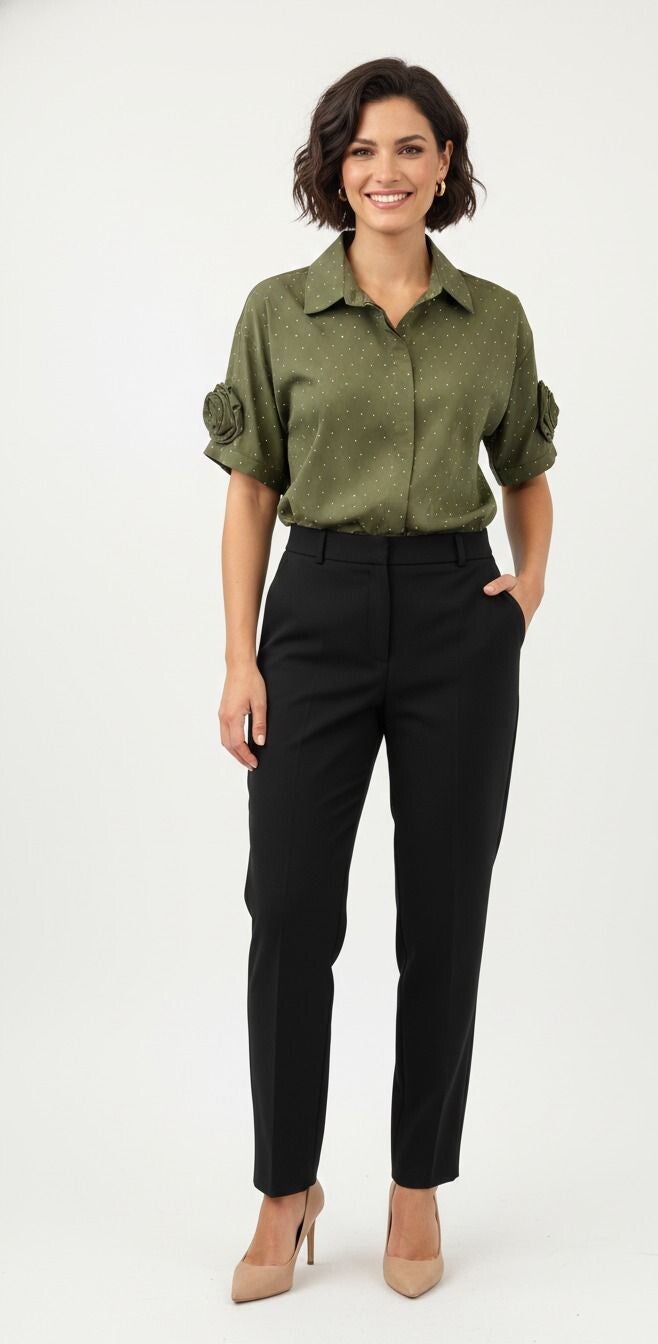 Chemise kaki / Kakikleurig hemd