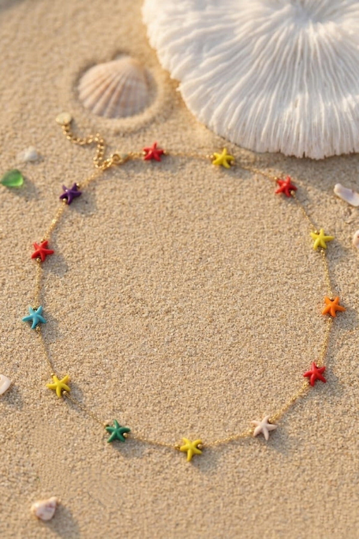 Collier petits coquillage / Ketting met kleine schelpjes