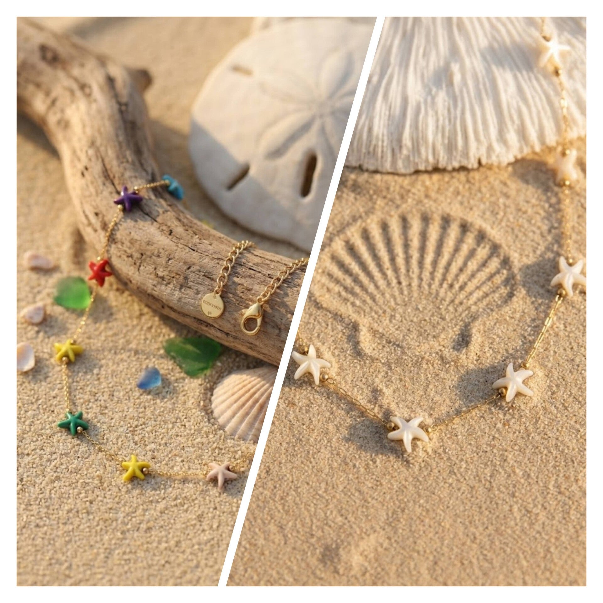 Collier petits coquillage / Ketting met kleine schelpjes