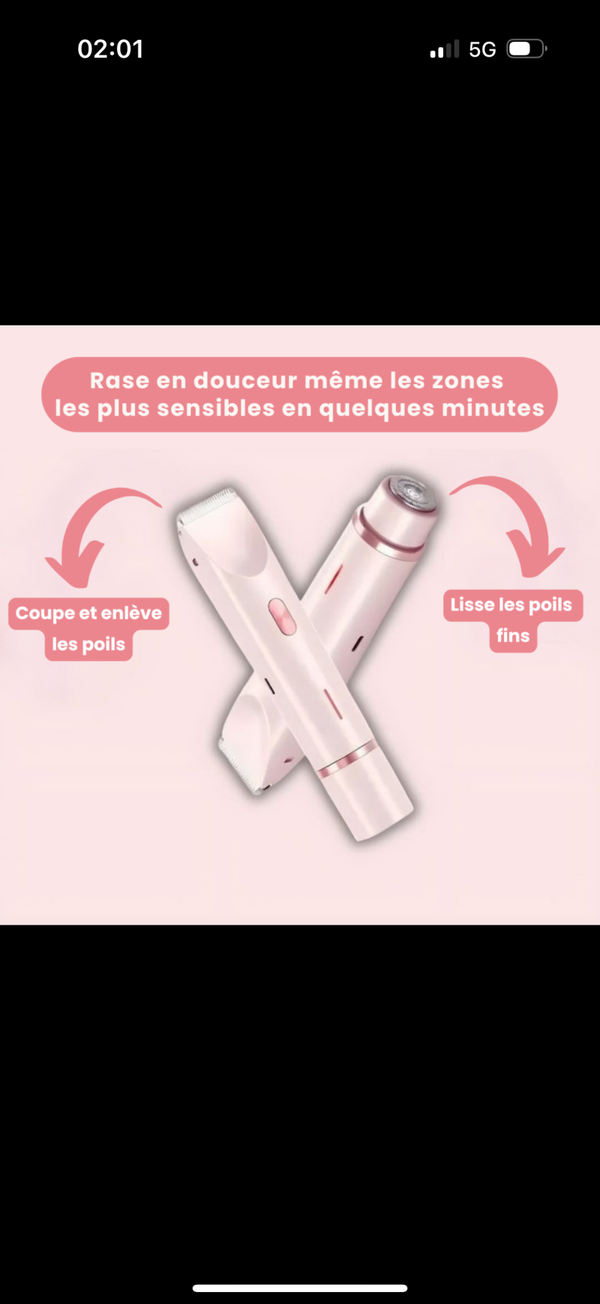 SilkTrim™ - Tondeuse 2-en-1 pour le Maillot et le Visage