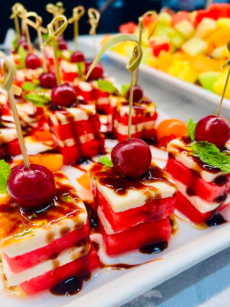Luxury catering appetizers by The Factory Gourmet