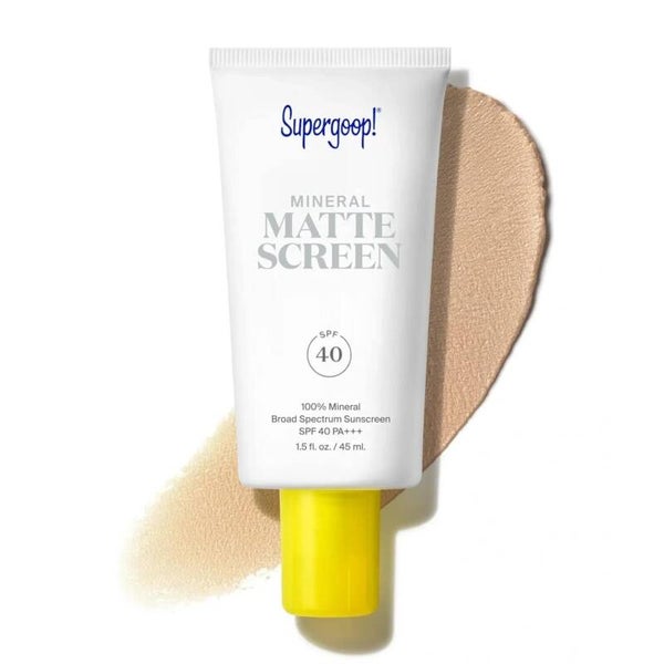 Supergoop! Mineral Mattescreen SPF 40 - Mattifying Face Lotion for Women + Oil-Free Sunscreen