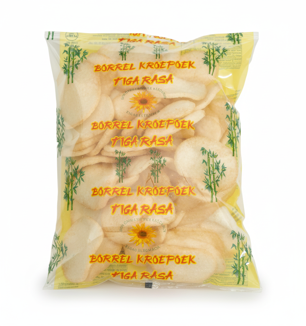 Borrel kroepoek met garnalensmaak