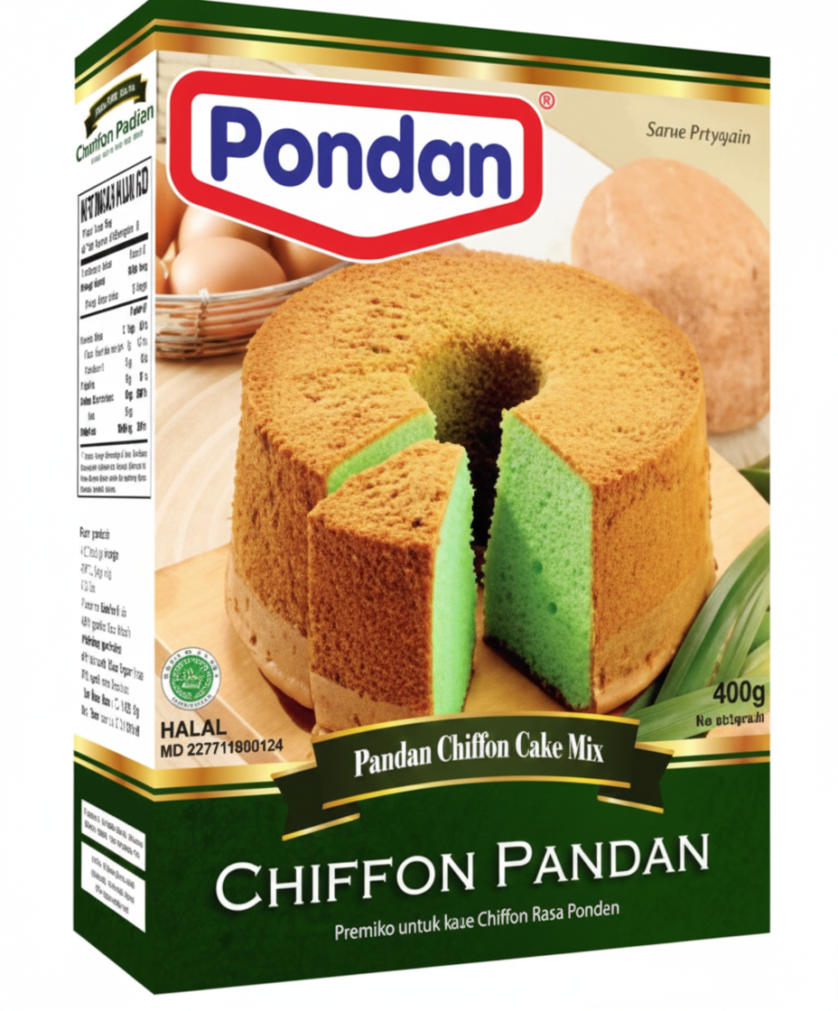 Cakemix Pandan Cake ( sponscake)