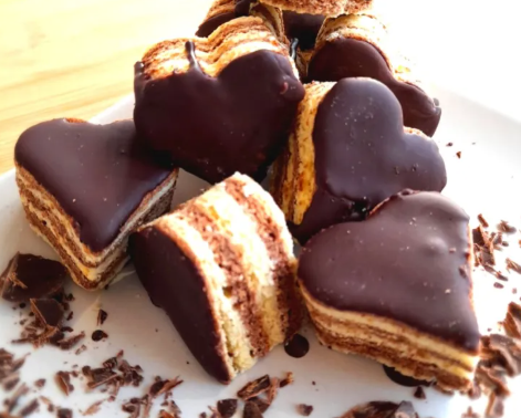 Choco manis Spekkoek Hartjes
