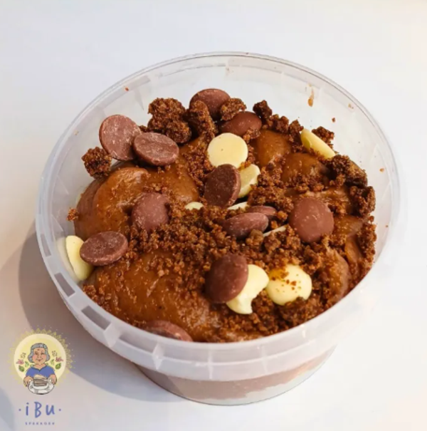 Cookie Dough Spekkoek ( zonder topping)