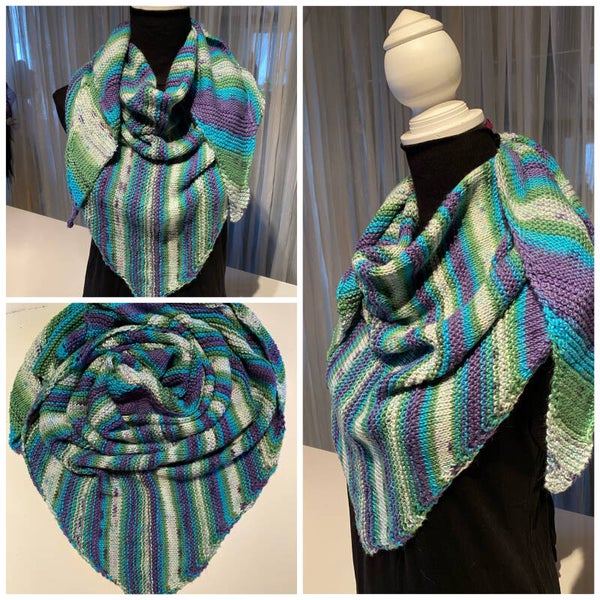 Dreiecktuch gestreift