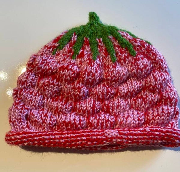 Kindermütze Himbeere