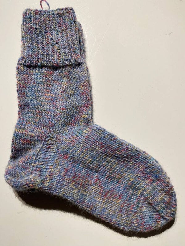 Wollsocken handgestrickt Gr.38