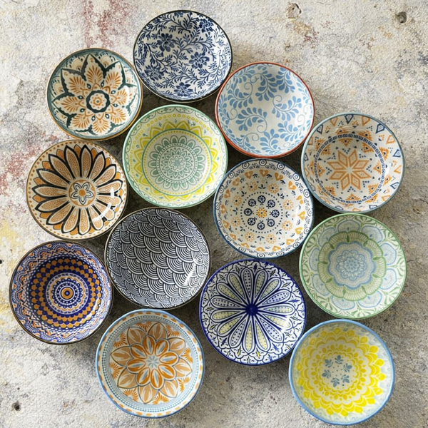 Keramisch bordje 9 cm