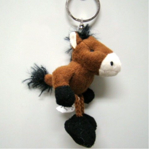 Pluchen sleutelhanger