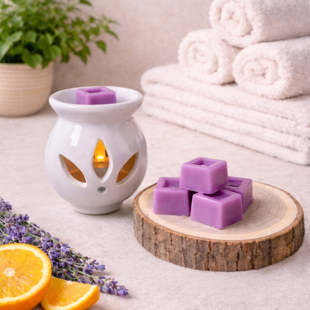 Waxmelts Lavendel & Sinaasappel 10 grote blokjes