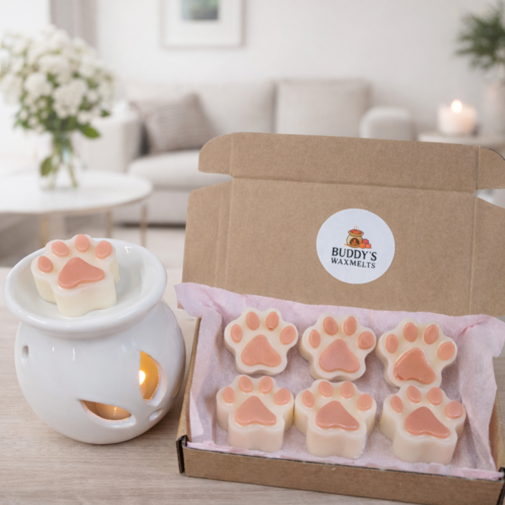 Hondenpoot waxmelts Vanille met Appel & Kaneel