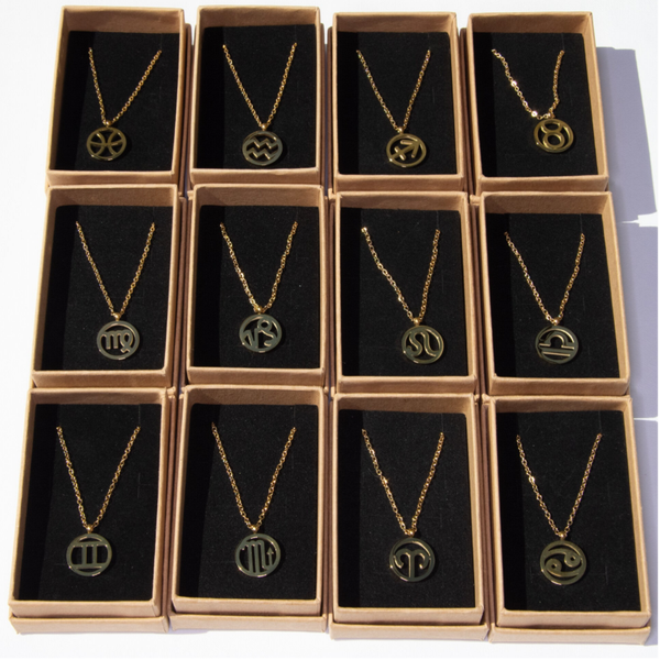 Sterrenbeeld-ketting 2 goudkleur
