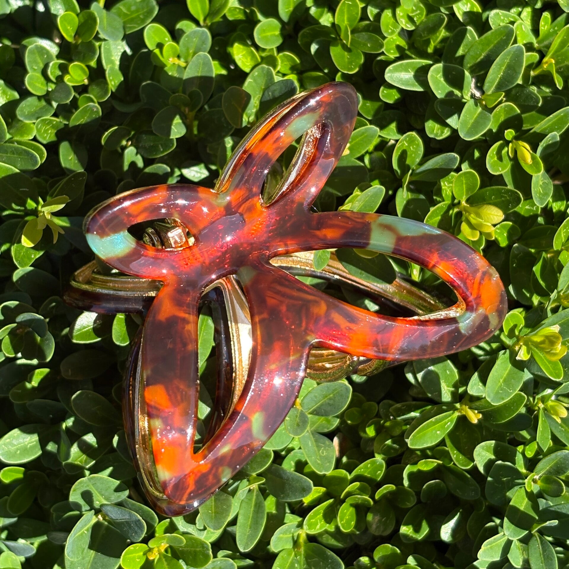 Speld vlinder, bruin/groen