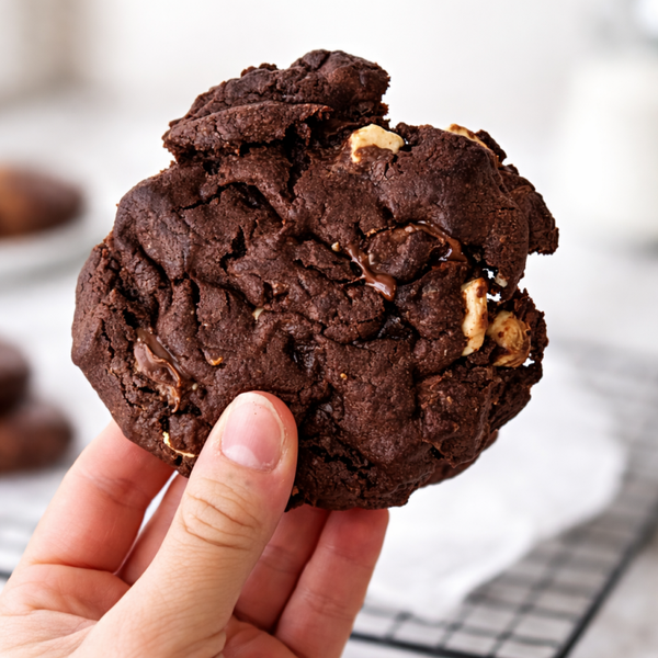 Chunky triple chocolate