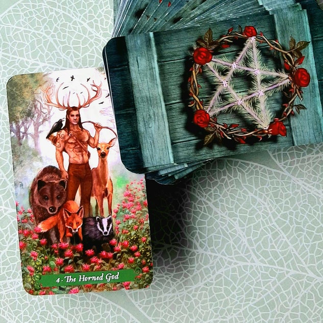 tarotkaartenset tarot tarotkaart Ann Moura Green Witch tarot @missnienox