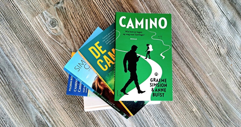 Camino boeken stapel Graeme Simsion, Anya Niewierra, Anne-Marie Kruiper blog missnienox