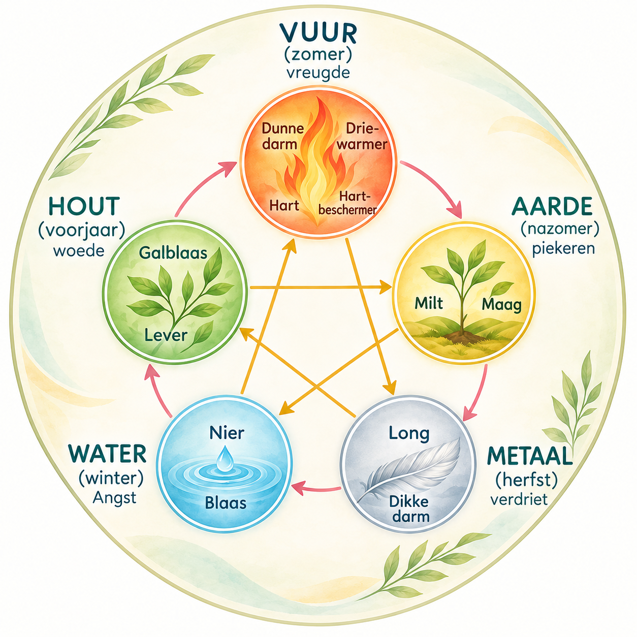 5 elementen UrimCode stoel