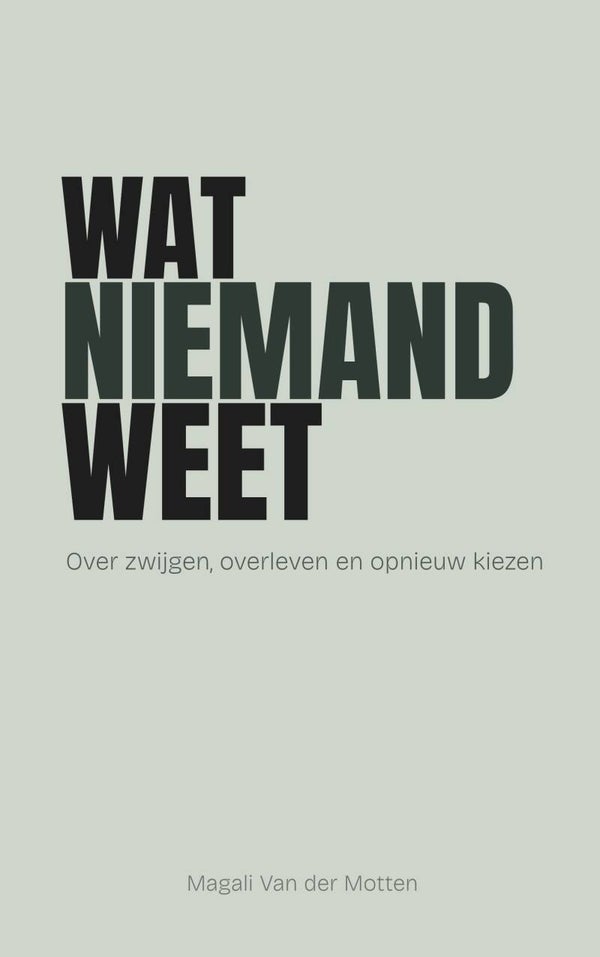 Boek 'Wat niemand weet'