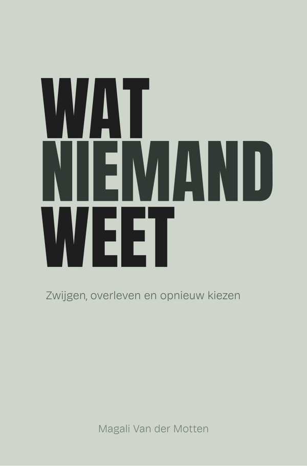 Boek 'Wat niemand weet'
