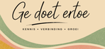 Ge doet ertoe