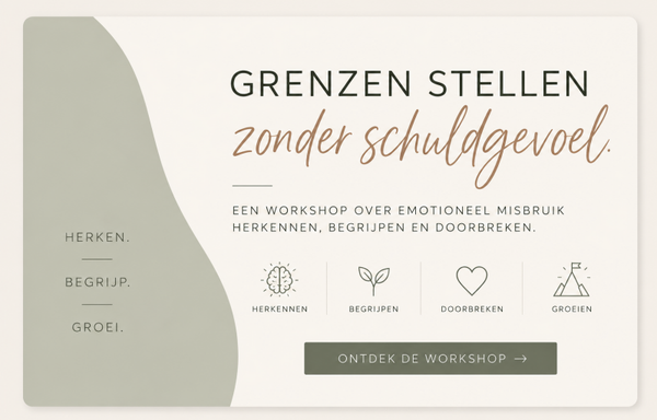 Workshop - Grenzen stellen zonder schuldgevoel