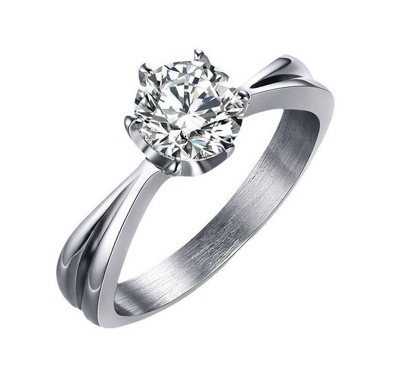 Ring zilver met steen