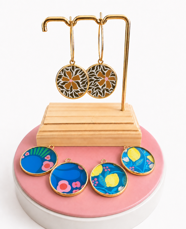 Boucles d’oreilles interchangeables