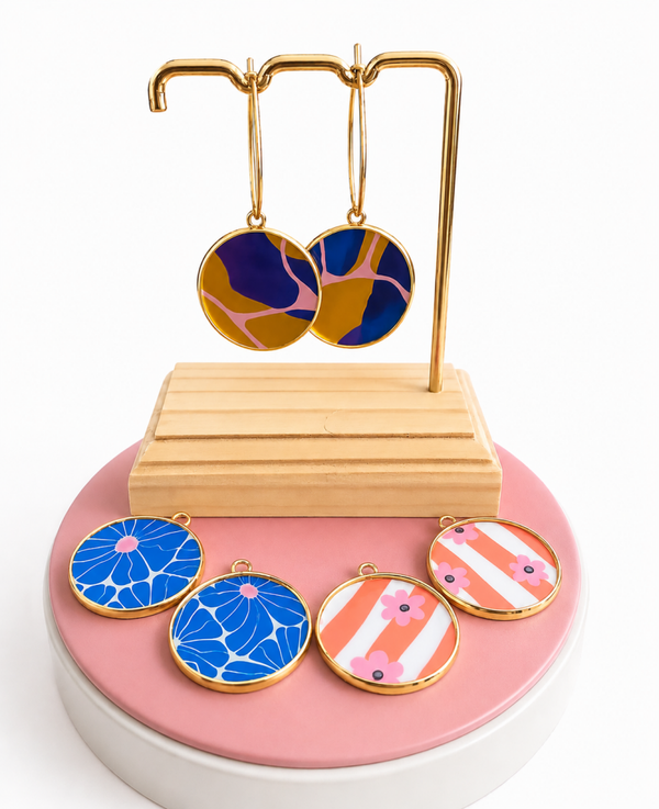 Kit de boucles d’oreilles interchangeables