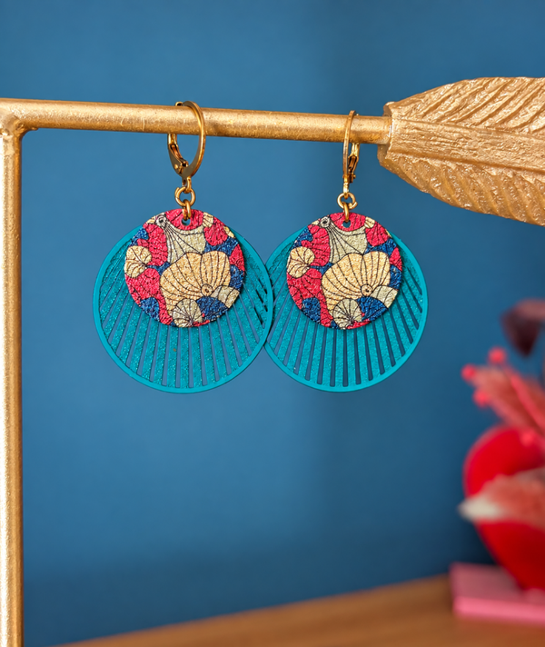 Boucles d’oreilles turquoise