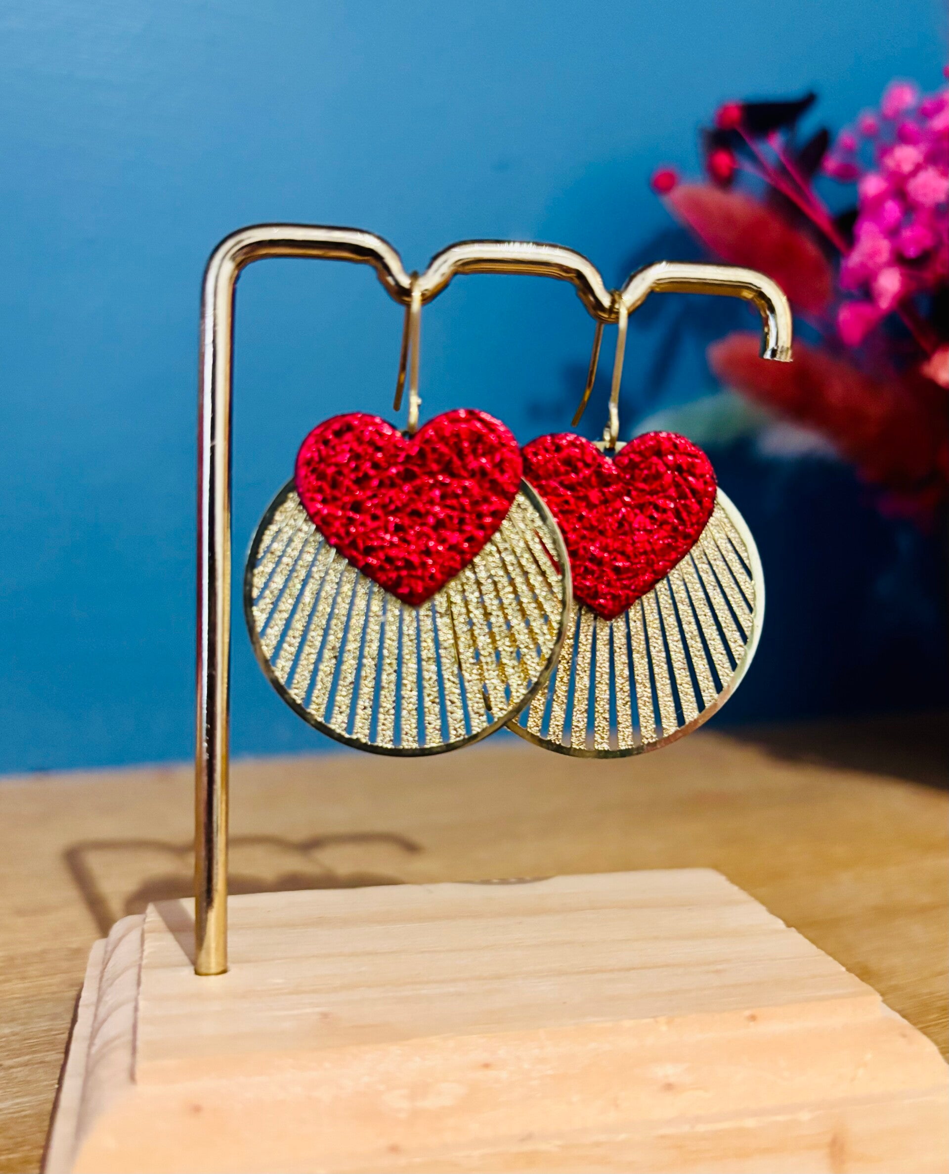 Boucles d’oreilles en cuir