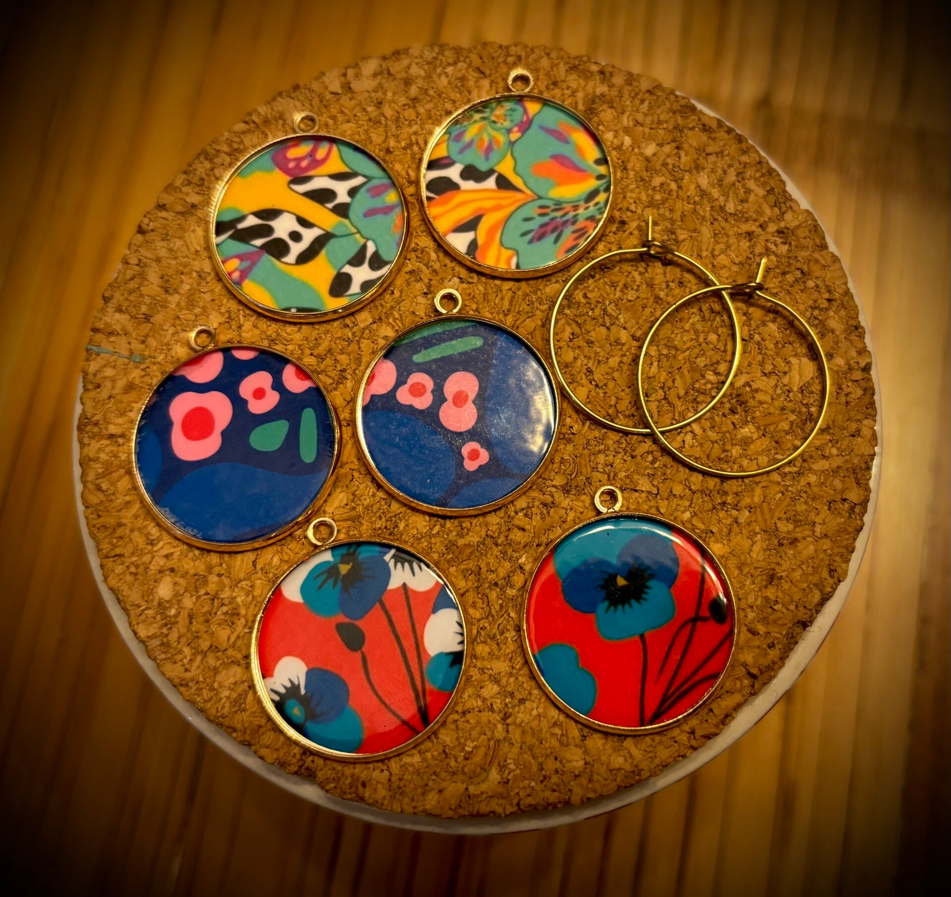 Lot de boucles d’oreilles interchangeables