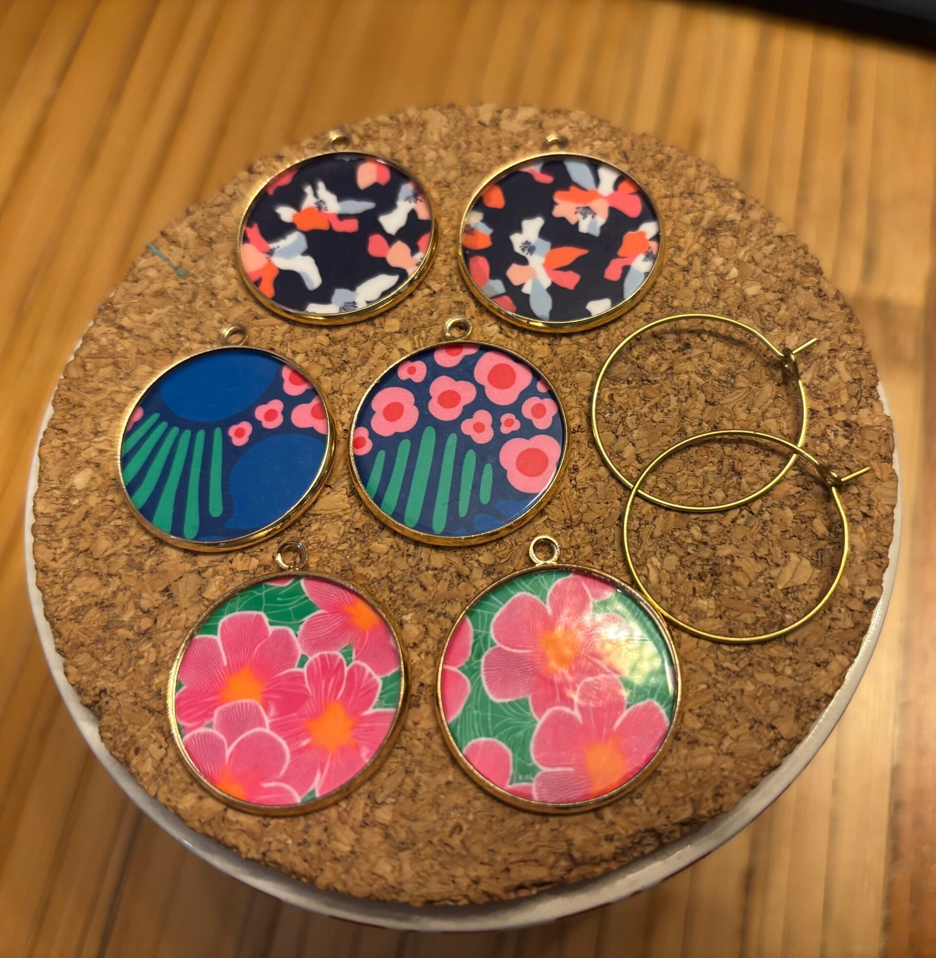 Lot de boucles d’oreilles interchangeables