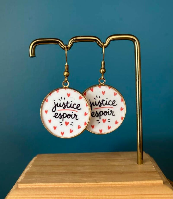 Boucles d’oreilles « espoir »