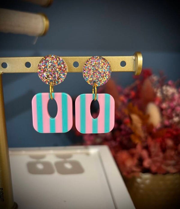 Boucles d’oreilles paillettes