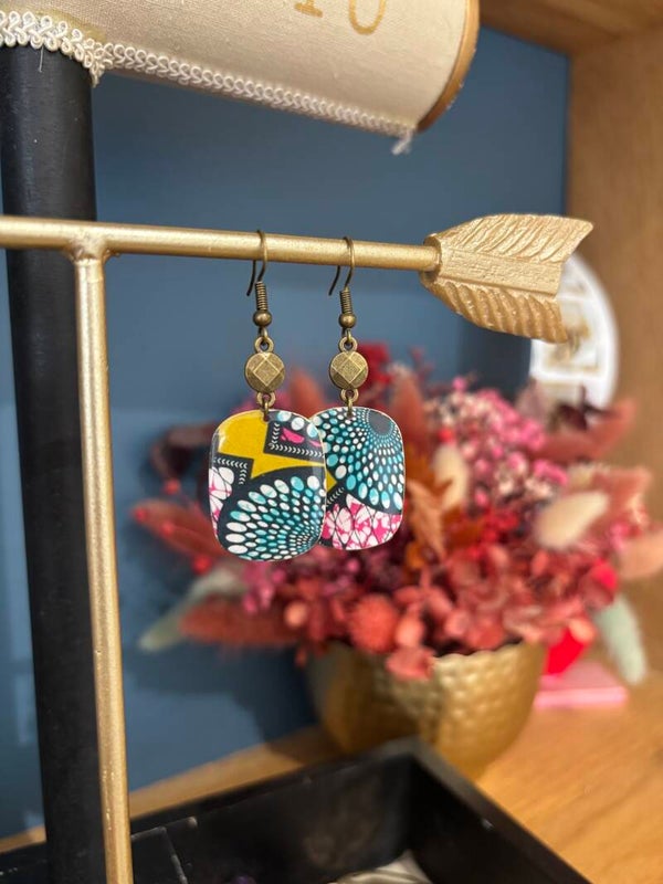 Boucles d’oreilles wax bronze