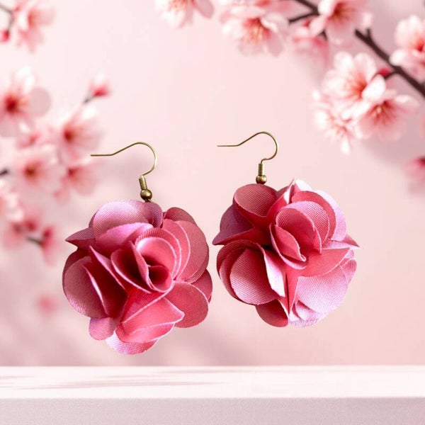 Boucles d'oreilles Octobre rose