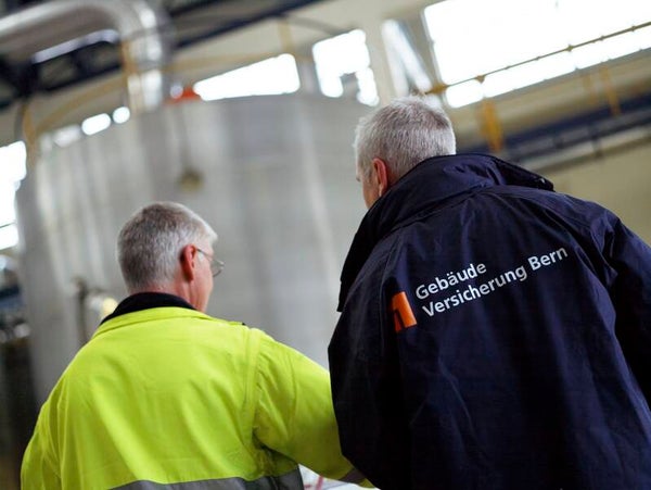 Technische Inspektion Industrieanlage