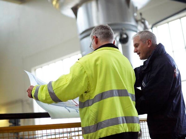 Technische Inspektion Industrieanlage