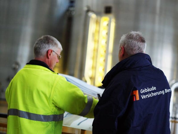 Technische Inspektion Industrieanlage