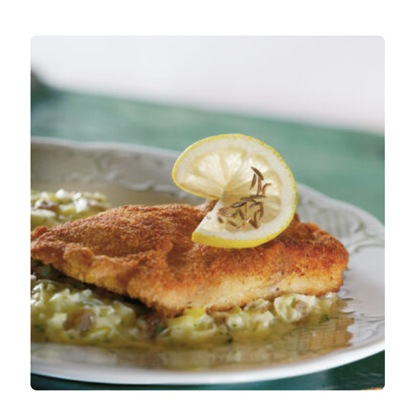 Panierter Fisch