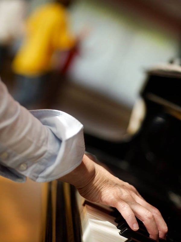 Musikunterricht am Klavier