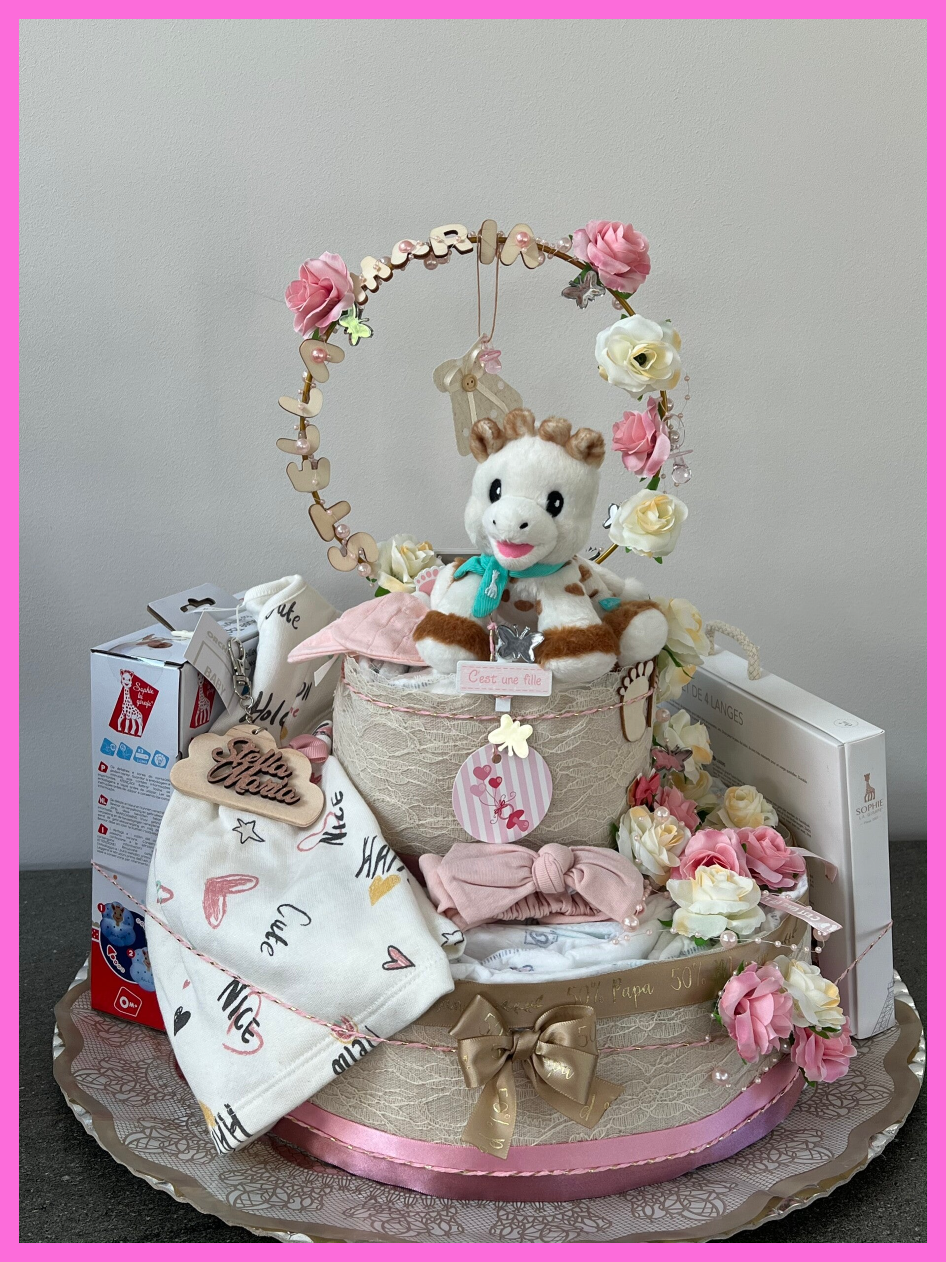Gâteau Sophie la Girafe