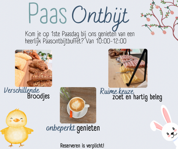 Paasontbijtbuffet
