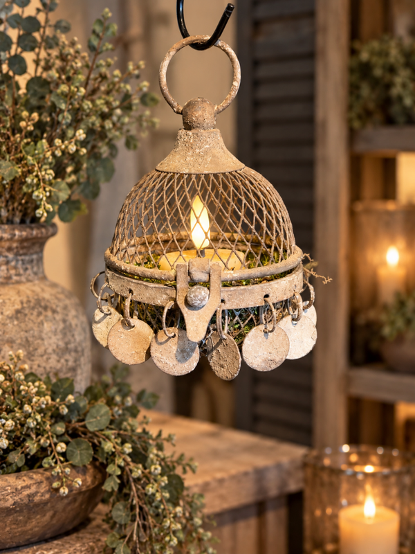 Countryfield Hanger met muntjes S – Roest