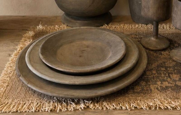 Houten decoratie borden